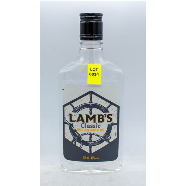 LAMB'S CLASSIC WHITE RUM 375ML 40% ABV