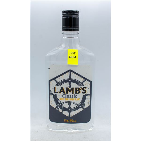 LAMB'S CLASSIC WHITE RUM 375ML 40% ABV