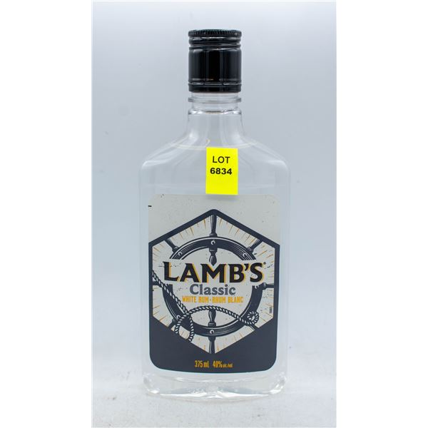 LAMB'S CLASSIC WHITE RUM 375ML 40% ABV