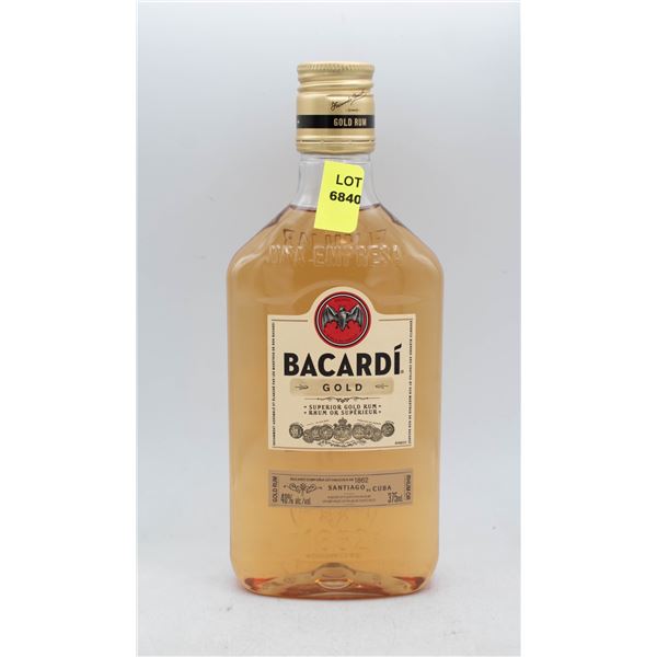 BACARDI GOLD RUM 375ML 40% ABV