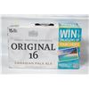 Image 1 : CASE OF 15 ORIGINAL 16 CANADIAN PALE ALE