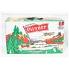 Image 1 : CASE OF 15 PILSNER BEER 15 X 355ML 5% ABV