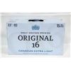 Image 1 : CASE OF 15 ORIGINAL 16 CANADIAN EXTRA LIGHT BEER