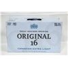 Image 1 : CASE OF 15 ORIGINAL 16 CANADIAN EXTRA LIGHT BEER