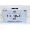 Image 1 : CASE OF 15 ORIGINAL 16 CANADIAN EXTRA LIGHT BEER