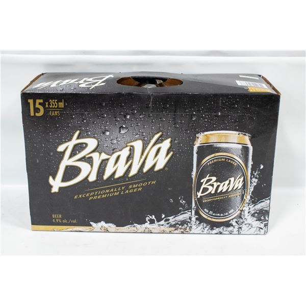 CASE OF 15 BRAVA BEERS 15 X 355ML 4.9% ABV