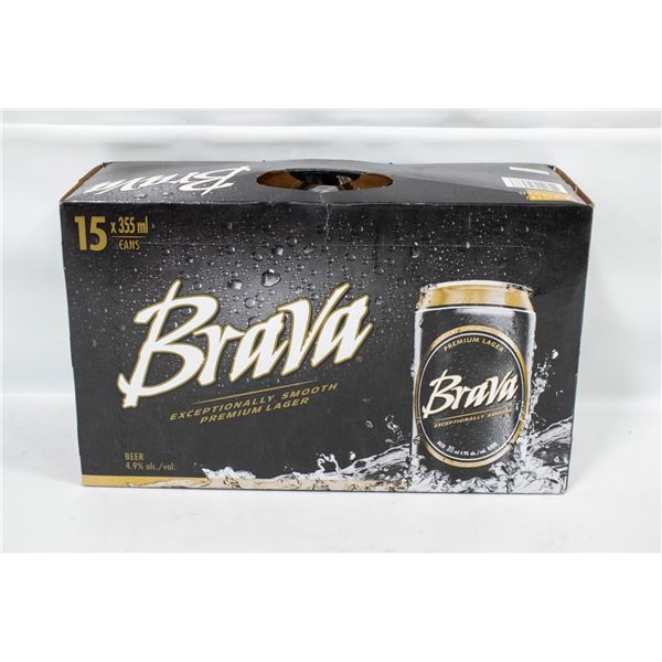 CASE OF 15 BRAVA BEERS 15 X 355ML 4.9% ABV