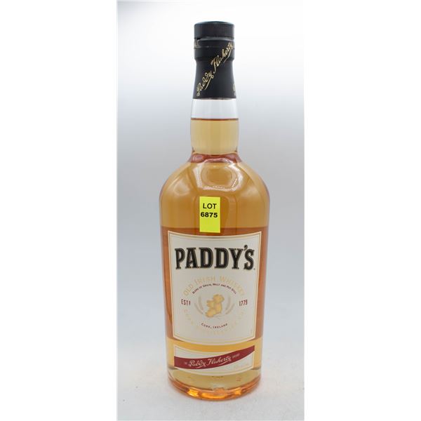PADDY'S OLD IRISH WHISKEY 750ML 40% ABV