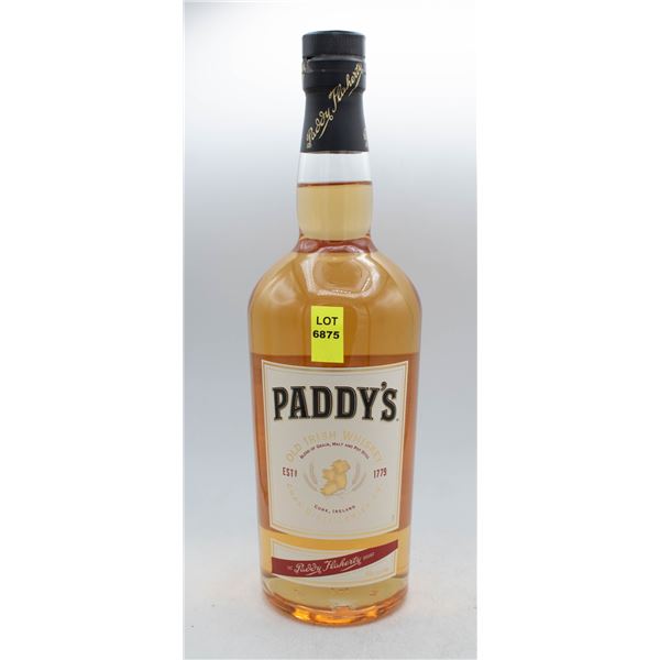 PADDY'S OLD IRISH WHISKEY 750ML 40% ABV
