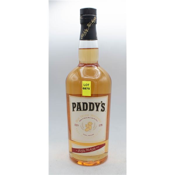 PADDY'S OLD IRISH WHISKEY 750ML 40% ABV