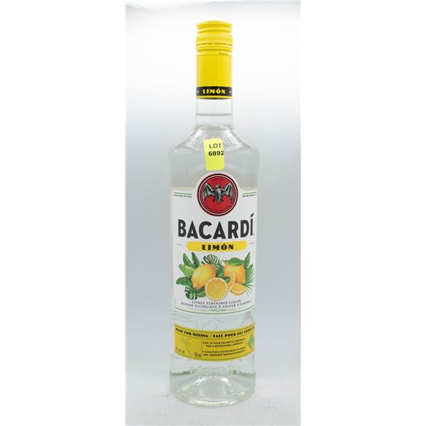 BACARDI LIMON LIQUOR 750ML 35% ABV