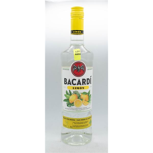 BACARDI LIMON LIQUOR 750ML 35% ABV