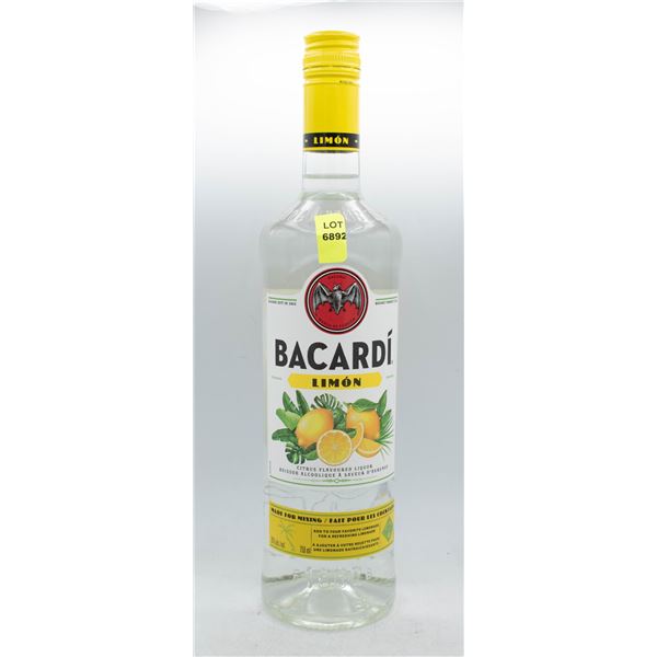 BACARDI LIMON LIQUOR 750ML 35% ABV