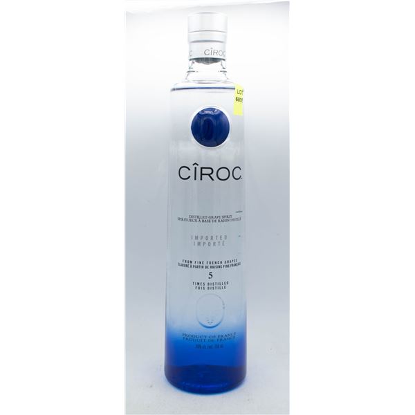 CIROC GRAPE SPIRIT 750ML 40% ABV