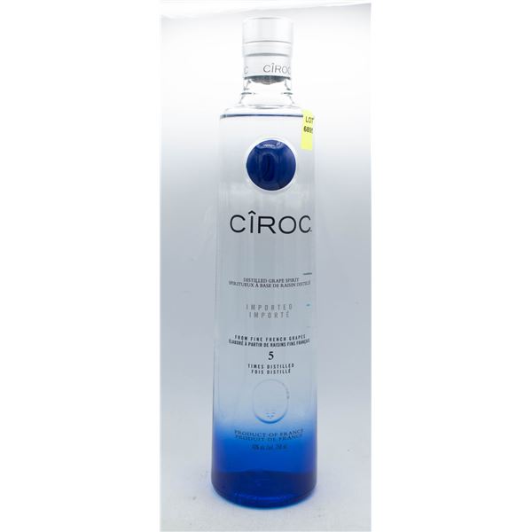 CIROC GRAPE SPIRIT 750ML 40% ABV