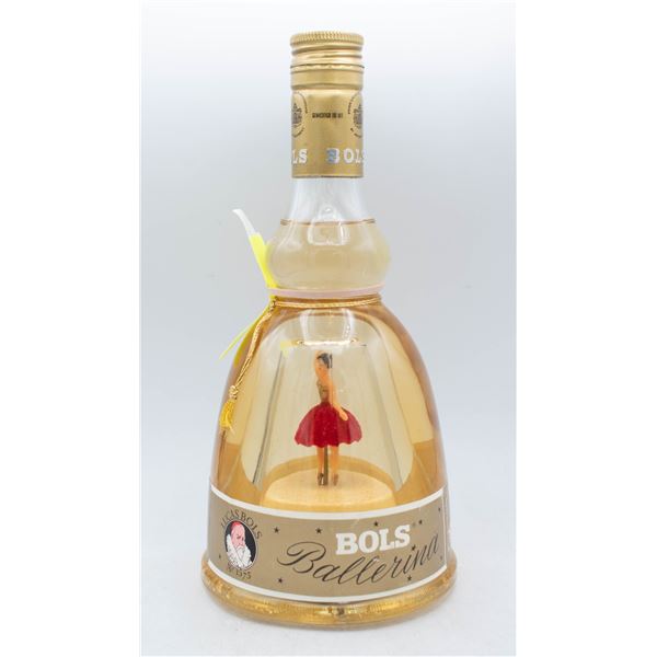 BOLS BALLERINA GOLD LIQUORE CLEAR BOTTLE WITH BALL