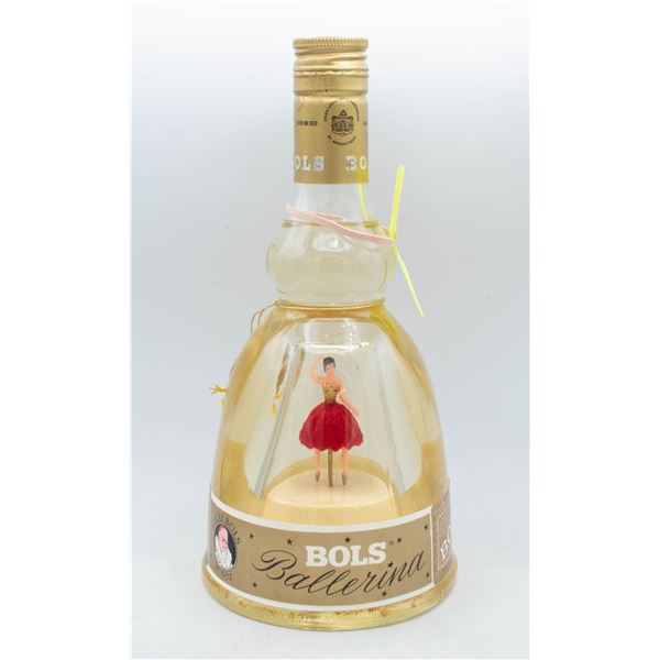 BOLS BALLERINA GOLD LIQUORE CLEAR BOTTLE WITH BALL