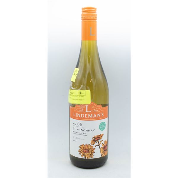 LINDEMAN'S CHARDONNAY BIN 65 2022 - 13% 750 ML