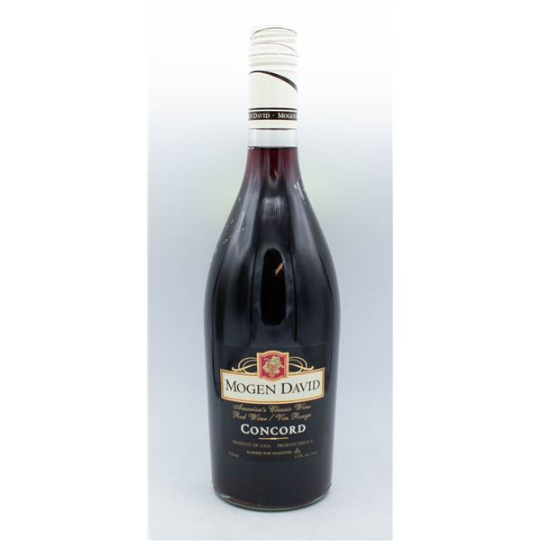 MOGEN DAVID CONCORD RED WINE 11% 750 ML