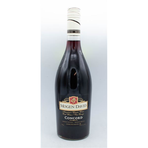 MOGEN DAVID CONCORD RED WINE 11% 750 ML
