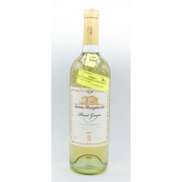 SANTA MARGHERITA PINOT GRIGIO 2012 12.5% 750 ML