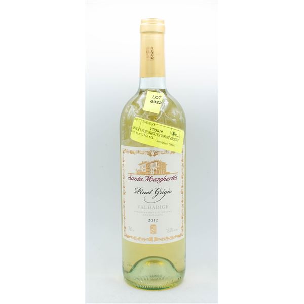 SANTA MARGHERITA PINOT GRIGIO 2012 12.5% 750 ML