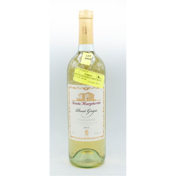 SANTA MARGHERITA PINOT GRIGIO 2012 12.5% 750 ML