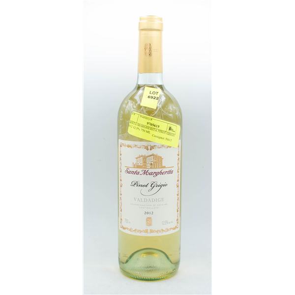 SANTA MARGHERITA PINOT GRIGIO 2012 12.5% 750 ML