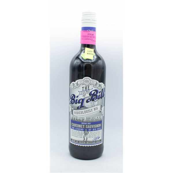 THE LEGEND OF BIG BILL 2023 VINTAGE CABERNET