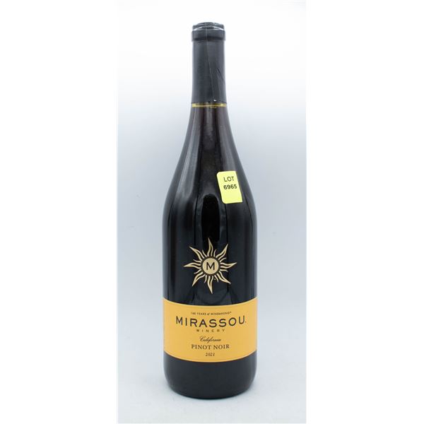 MIRASSOU 2021 PINOT NOIR 750ML 13.5% ABV