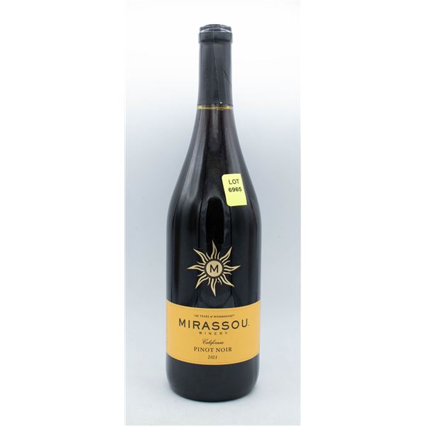 MIRASSOU 2021 PINOT NOIR 750ML 13.5% ABV
