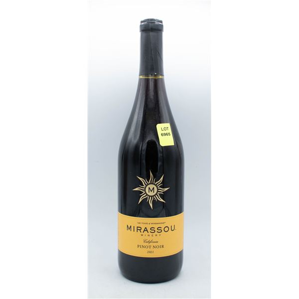 MIRASSOU 2021 PINOT NOIR 750ML 13.5% ABV