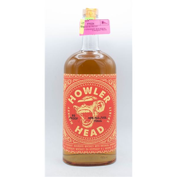 HOWLER HEAD 80 PROOF KENTUCKY STRAIGHT BOURBON