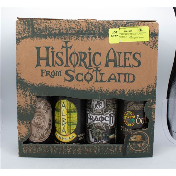 HISTORIC ALES FROM SCOTLAND COLLECTOR BOTTLES