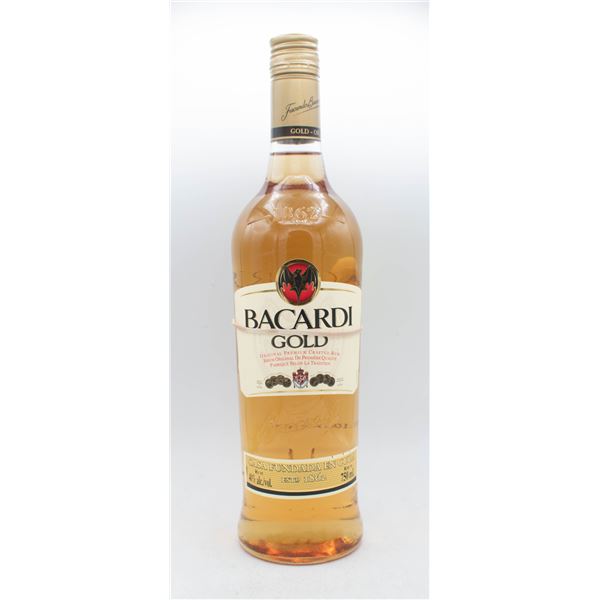 BACARDI GOLD 750ML 40% ALC