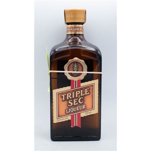 MEAGHERS TRIPLE SEC LIQUEUR 35% 750 ML