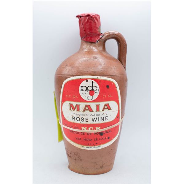 VINTAGE MAIA PORTUGUESE ROSE WINE CERAMIC JUG
