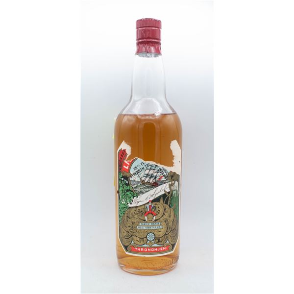 VINTAGE LINIE AQUAVIT SALED 26. 2/3 FL OZ 73 PROOF