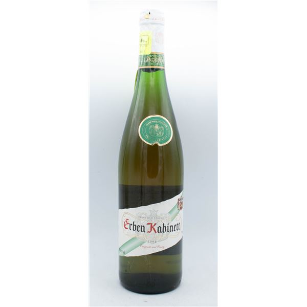 ERBEN KABINETT 2008 WINE 9% 750 ML