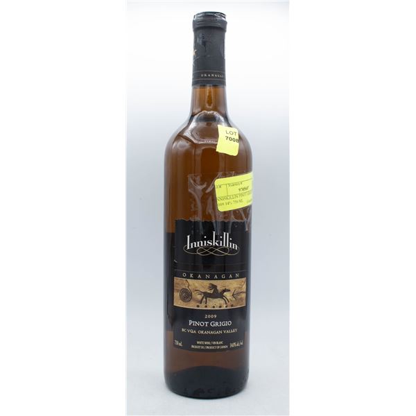 INNISKILLIN PINOT GRIGIO WINE 2009 14% 750 ML