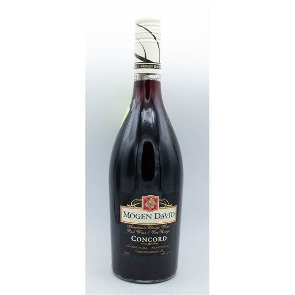 MOGEN DAVID CONCORD RED WINE 11% 750 ML