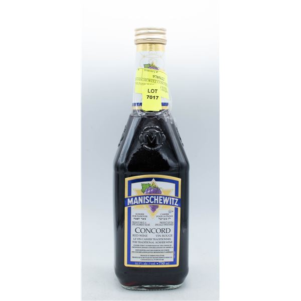 MANISCHEWITZ CONCORD KOSHER FOR PASSOVER RED WINE