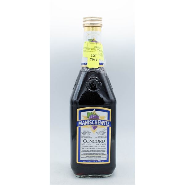 MANISCHEWITZ CONCORD KOSHER FOR PASSOVER RED WINE
