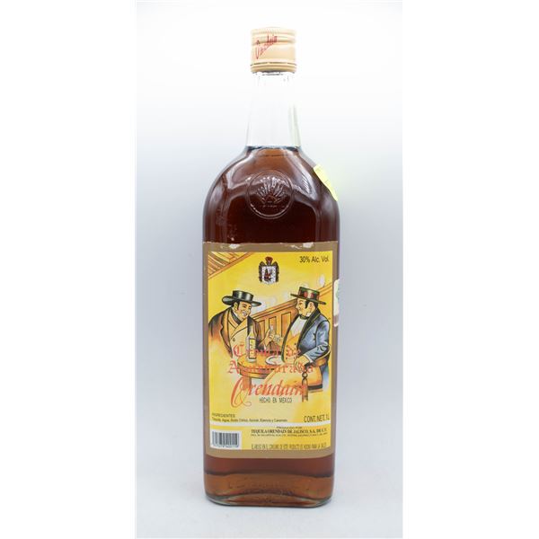 BOTTLE OF CREMA DE ALMENDRADO ORENDAIN -