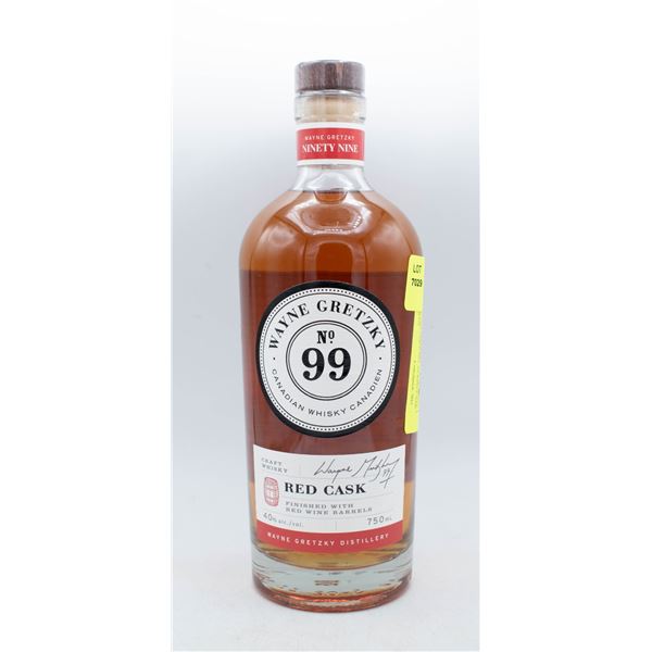 WAYNE GRETZKY NO. 99 RED CASK CANADIAN