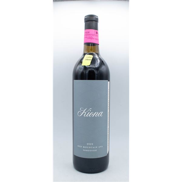 KIONA 2022 RED MOUNTAIN AVA SANGIOVESE 750ML 14.4%