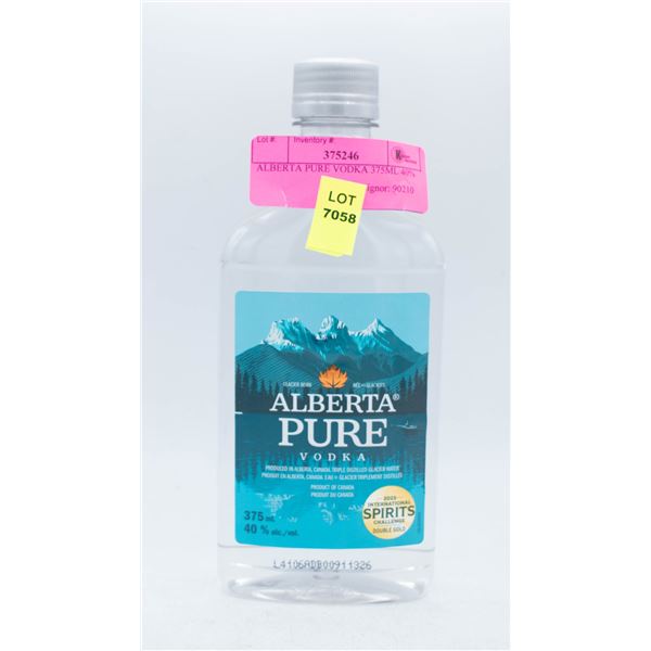 ALBERTA PURE VODKA 375ML 40%