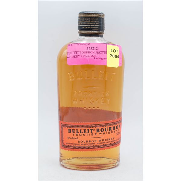 BULLEIT BOURBON FRONTIER WHISKEY 45% 375ML