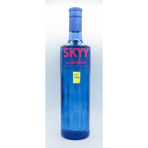 SKYY INFUSIONS RASPBERRY VODKA 750ML 35% ABV