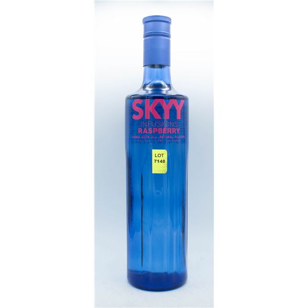 SKYY INFUSIONS RASPBERRY VODKA 750ML 35% ABV